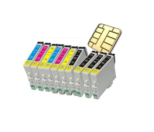10x druckerpatronen für epson - 10x,