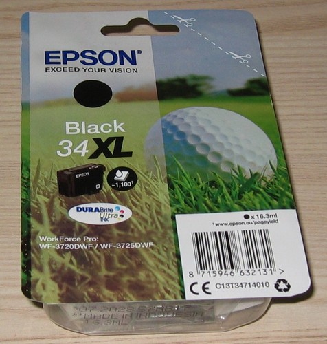 Original epson 34xl - 34xl, black